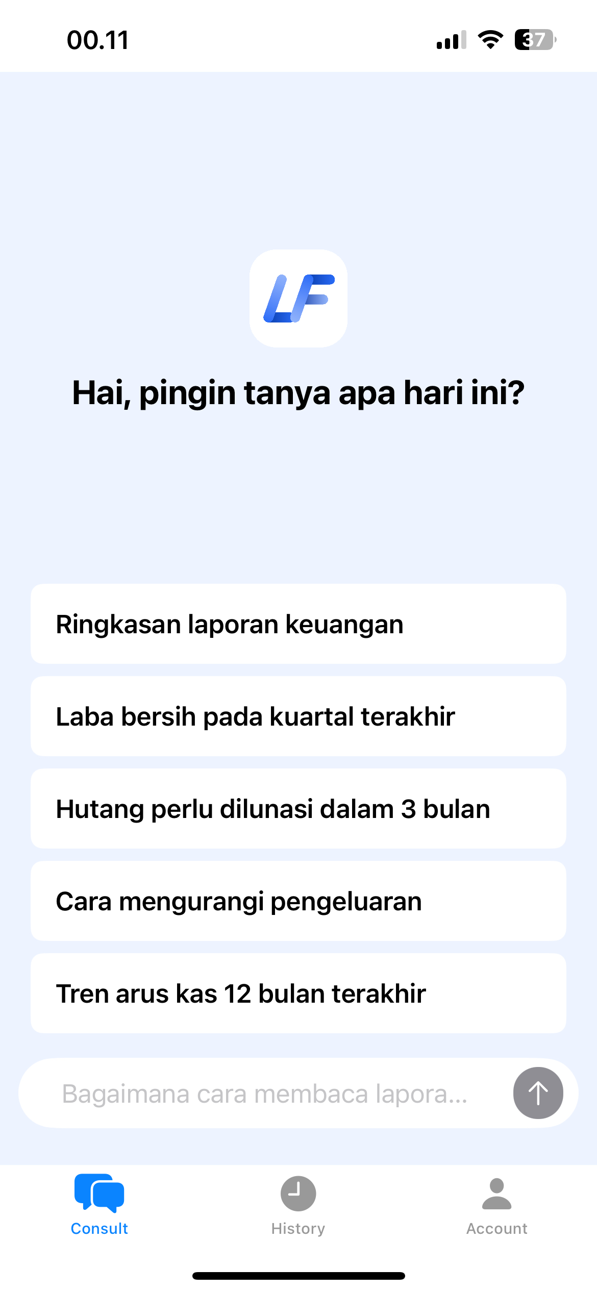 Lyfy AI: Finance Consultant